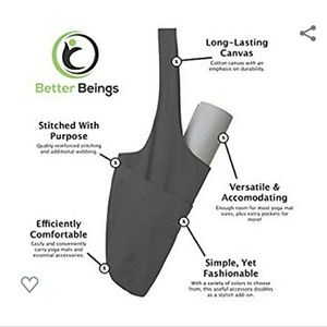 Better Beings Yoga Mat Bag | Eco-Friendly Multi-Pu